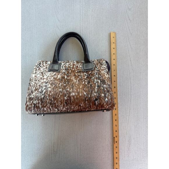 Flavia Maria Made in Brazil Cow Hide Leather Purse Western Cowgirl Country (B) - Picture 2 of 7